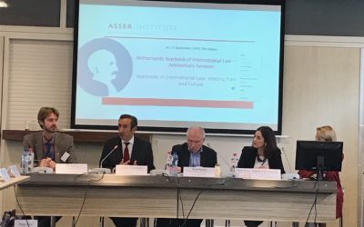 Conférencier, Asser Institute, La Haye (Pays-Bas), 26-27 septembre 2019